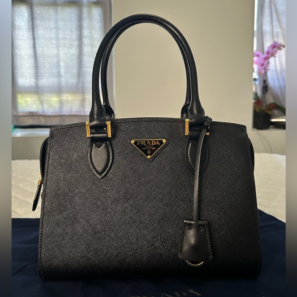 [SOLD] Prada Black Leather Handbag